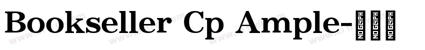 Bookseller Cp Ample字体转换